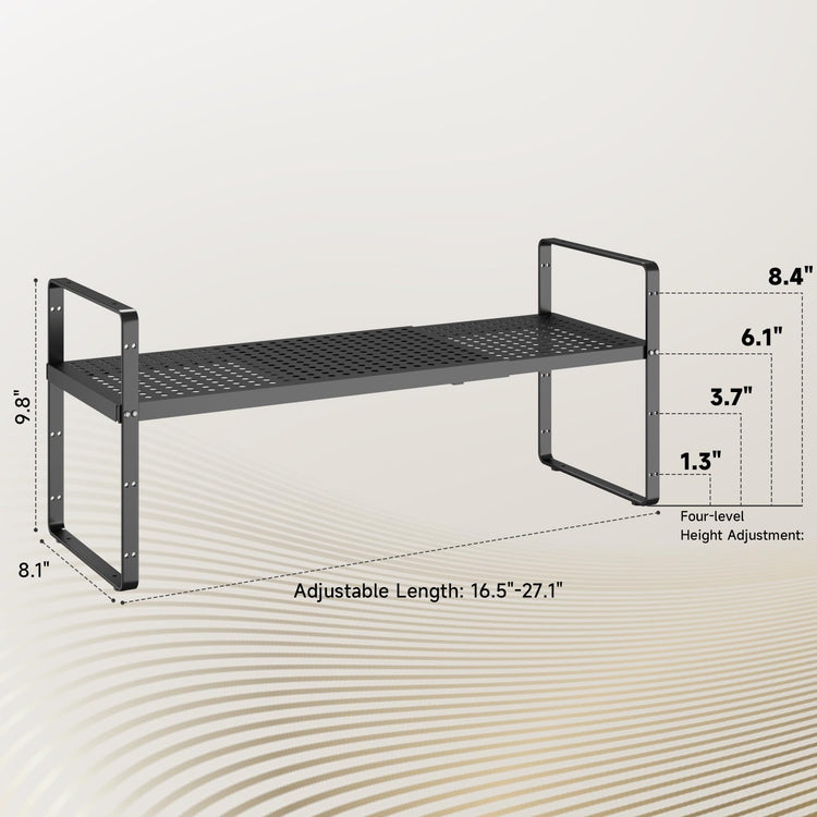 16.5~27.1" Expandable Shelf with Hole (16 Count)