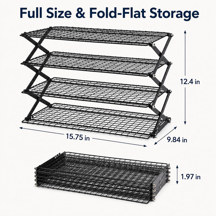 4 Tier Collapsible Cooling Rack