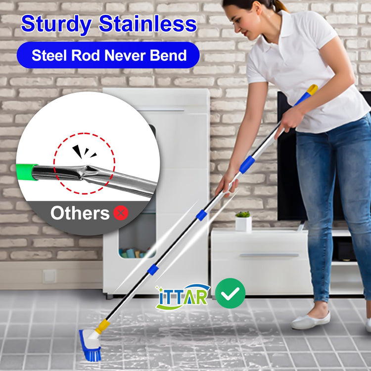55" Extendable Floor Scrub Brush