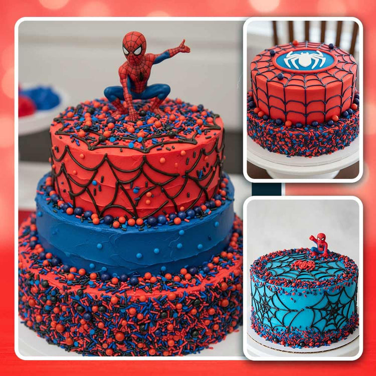 Spiderman Sprinkles for Cake (4 Ounce)