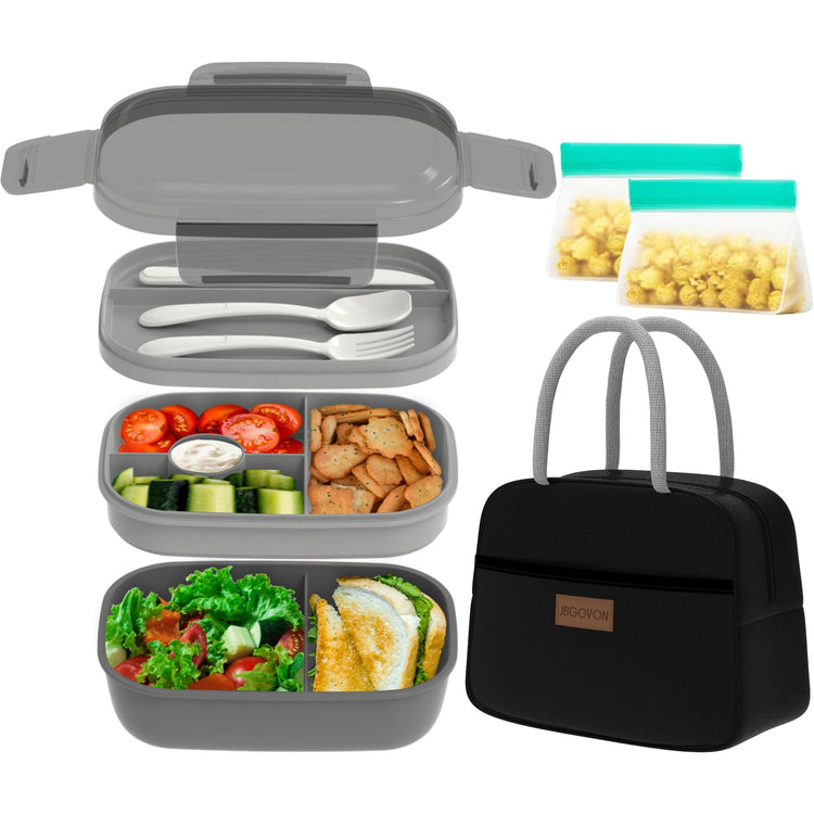 Leakproof Bento Box & Insulated Lunch Bag Set