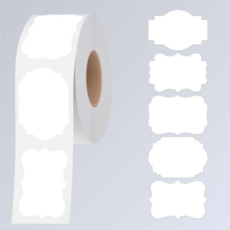 300 PCS White Stickers
