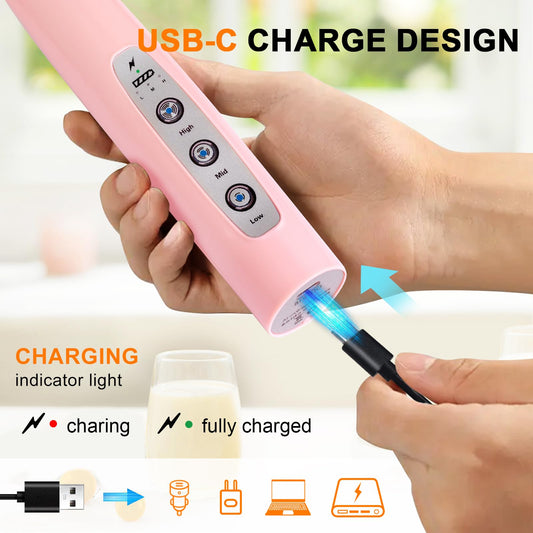 Handheld Milk Frother Wand for Coffee