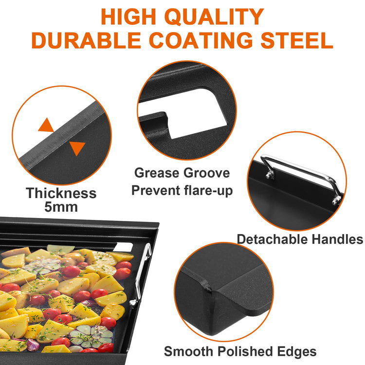 17" Flat Top Griddle for Charbroil Performance 2