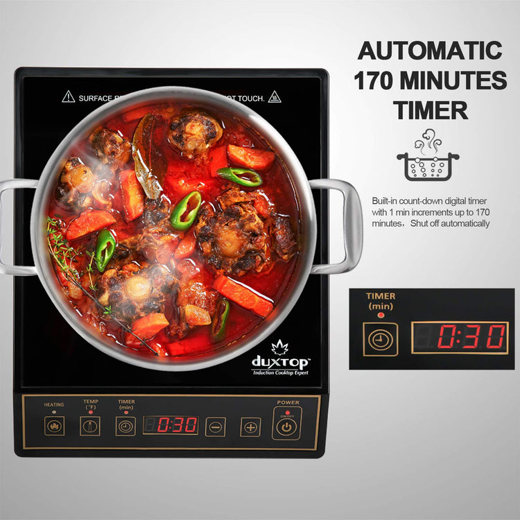 1800W Portable Induction Cooktop Countertop Burner