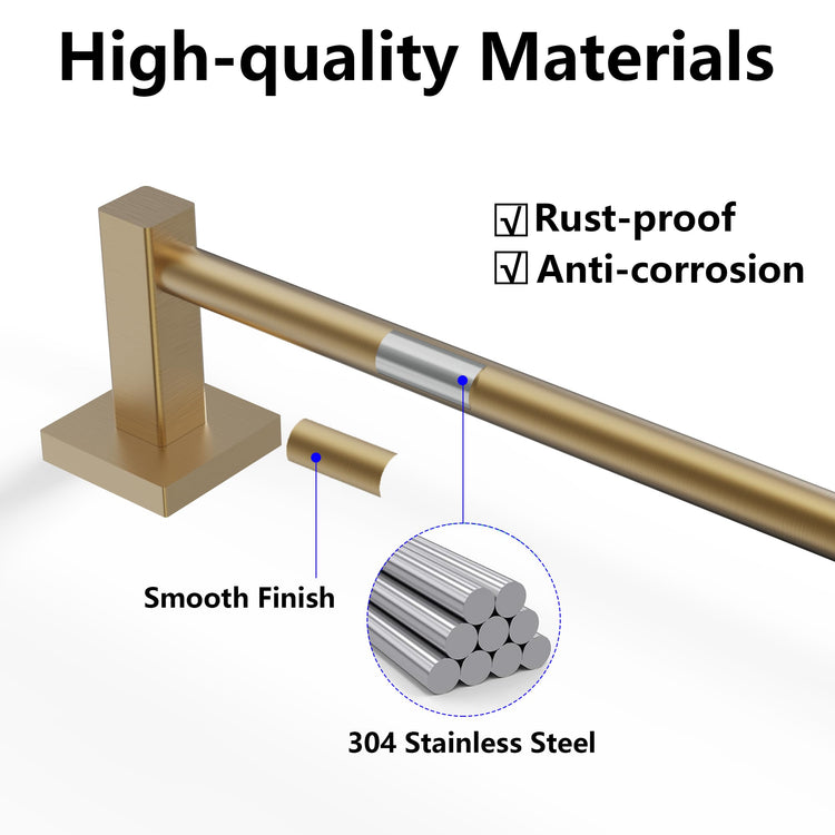 Towel Bar Towel Racks for Bathroom Wall Mounted