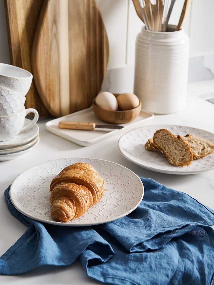 Ceramic Dishes Set for 4 (8 Count)