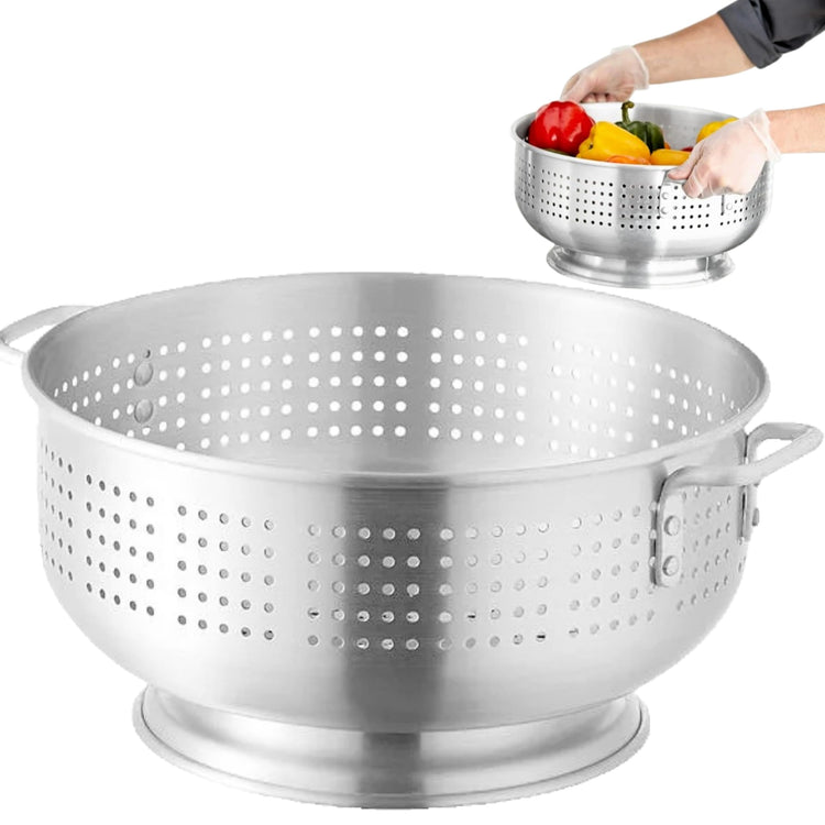 12 Qt. Aluminum Colander with Base and Handles