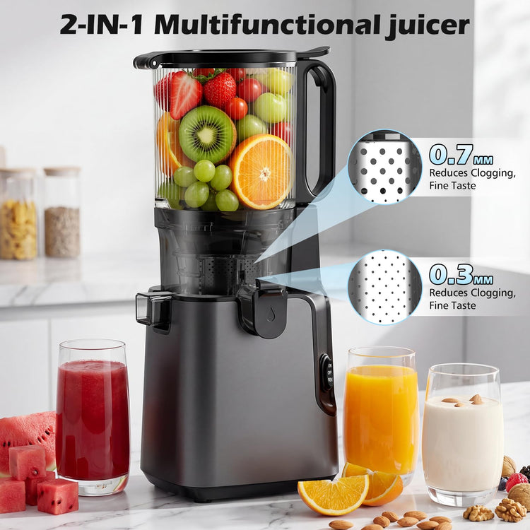 Juicer Machines with 5.8" Large Chute
