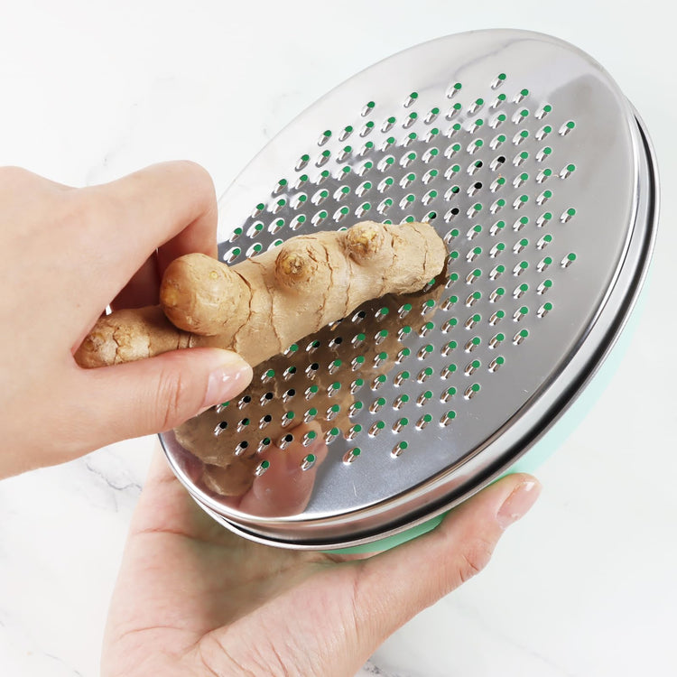 Cheese Grater Citrus Lemon Zester with Food Storage Container & Lid
