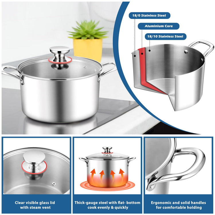 6 Quart Stock Pot
