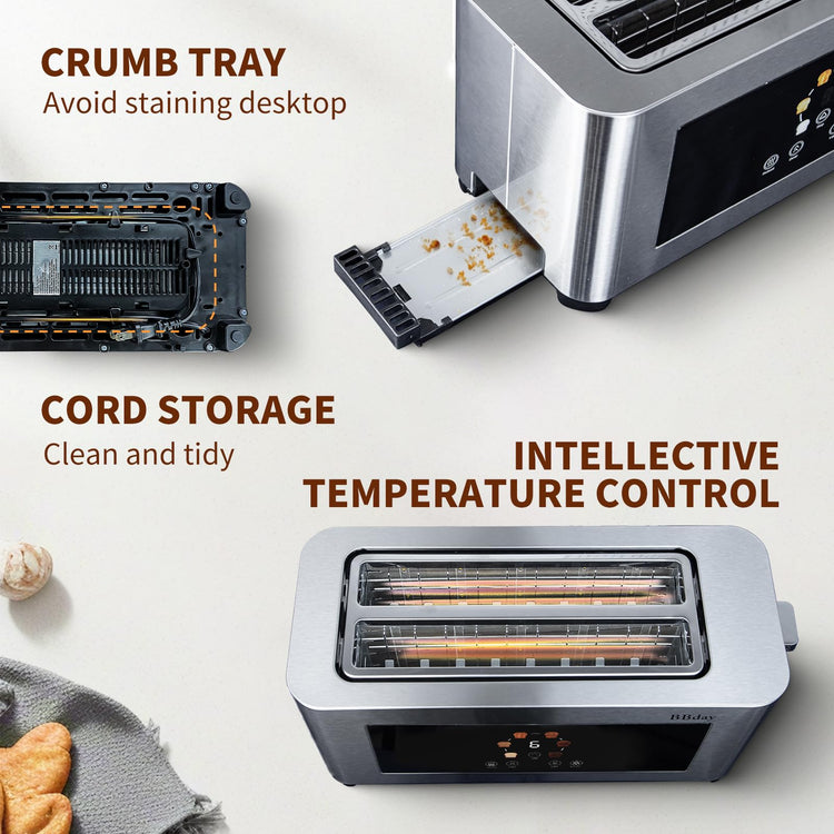 Touch Screen Smart Toaster 4 Slice