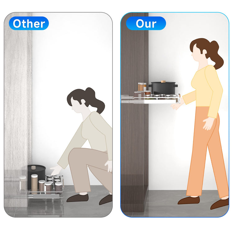 Expandable Pull Out Cabinet Organizer