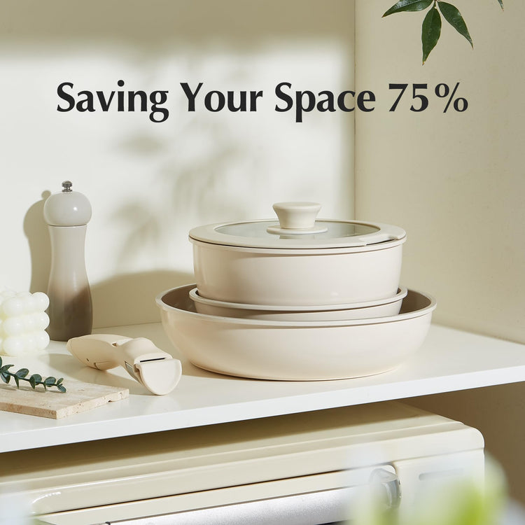 Ceramic Pots and Pans Set Non Stick