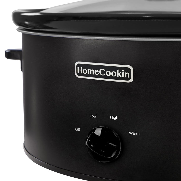 7 Quart Slow Cooker Oval Manual Pot Food Warmer with 3 Cooking Settings