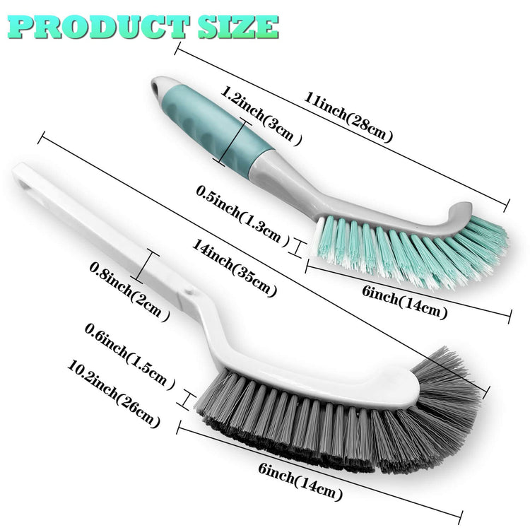 2Pcs Cleaning Brushes (2 Count)