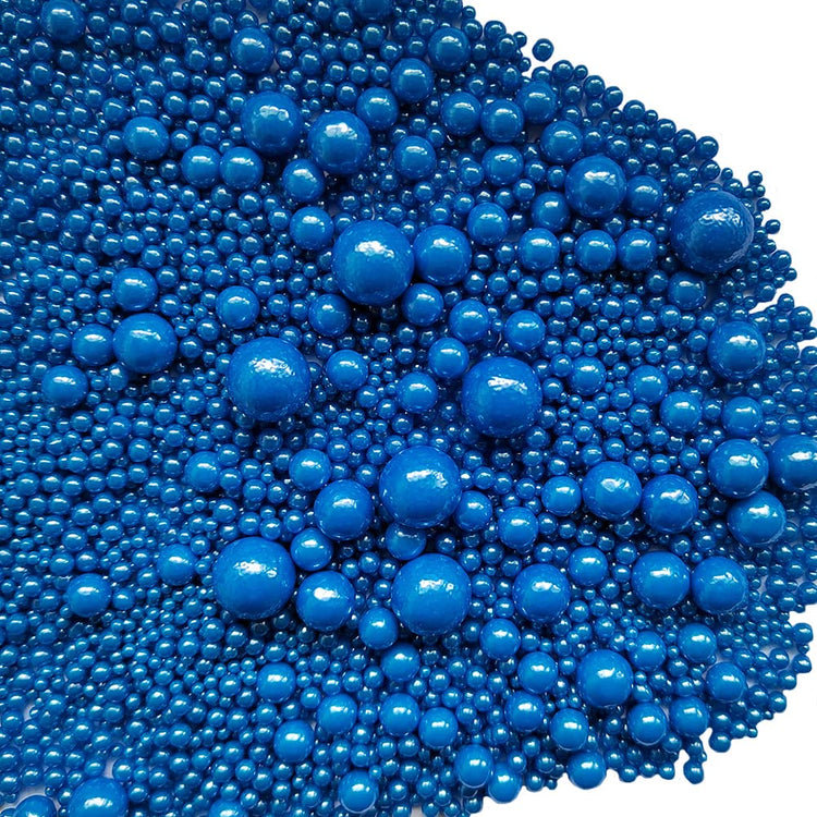 Edible Royal Blue Sugar Pearls Candy Sprinkles 120G (4.23 Ounce)