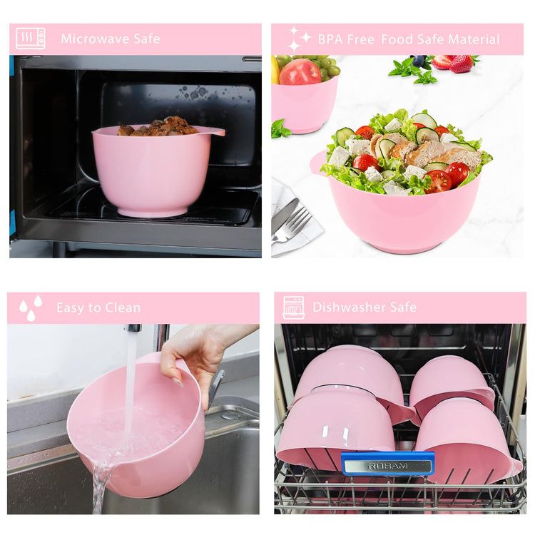 BoxedHom Classic Mixing Bowls Set of 4