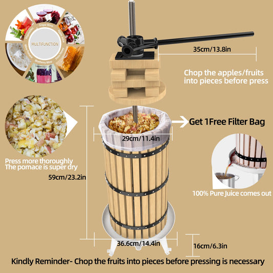 Fruit Press 7.9 Gallon