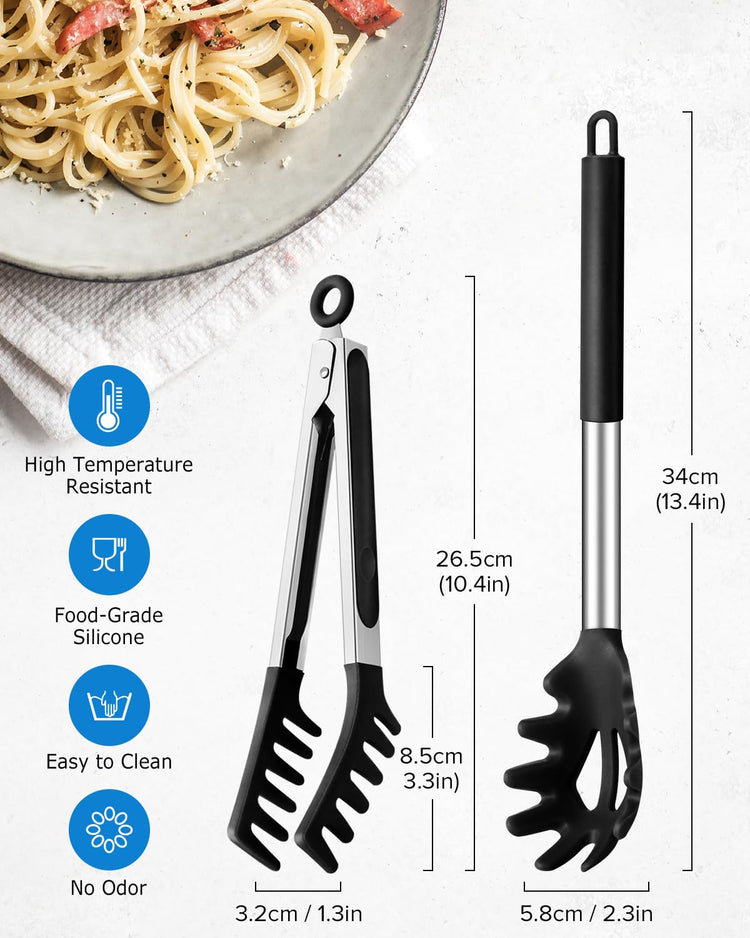 Spaghetti Spoon and Pasta Tong