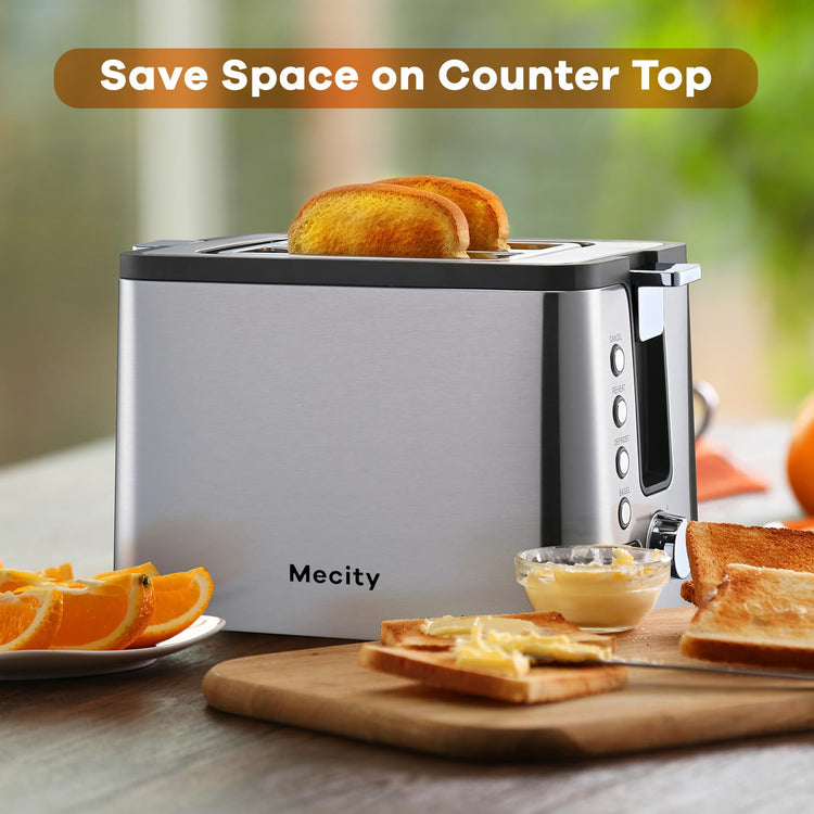 Toaster 2 Slice Stainless Steel Body