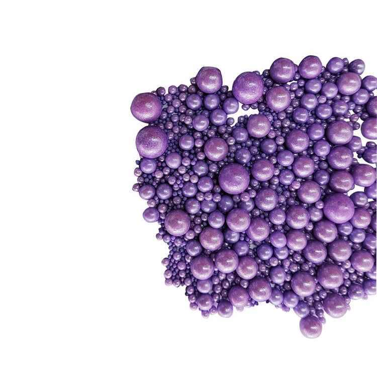 Edible Purple Sugar Pearls Candy Sprinkles 120G (4.23 Ounce)