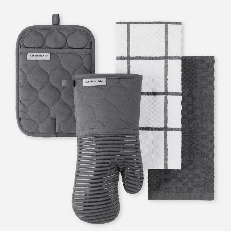 Quilted Cotton Terry Cloth Oven Mitt