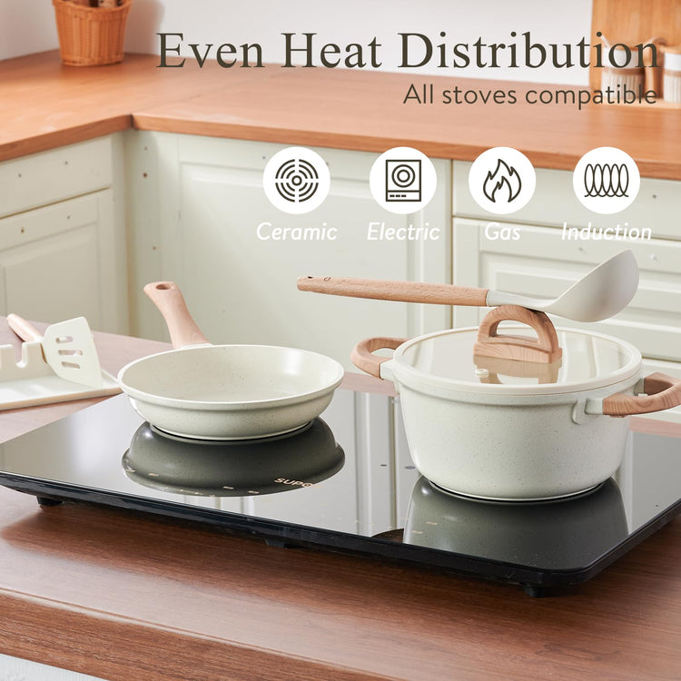 22 Pcs Pots and Pans Set Non Stick Non
