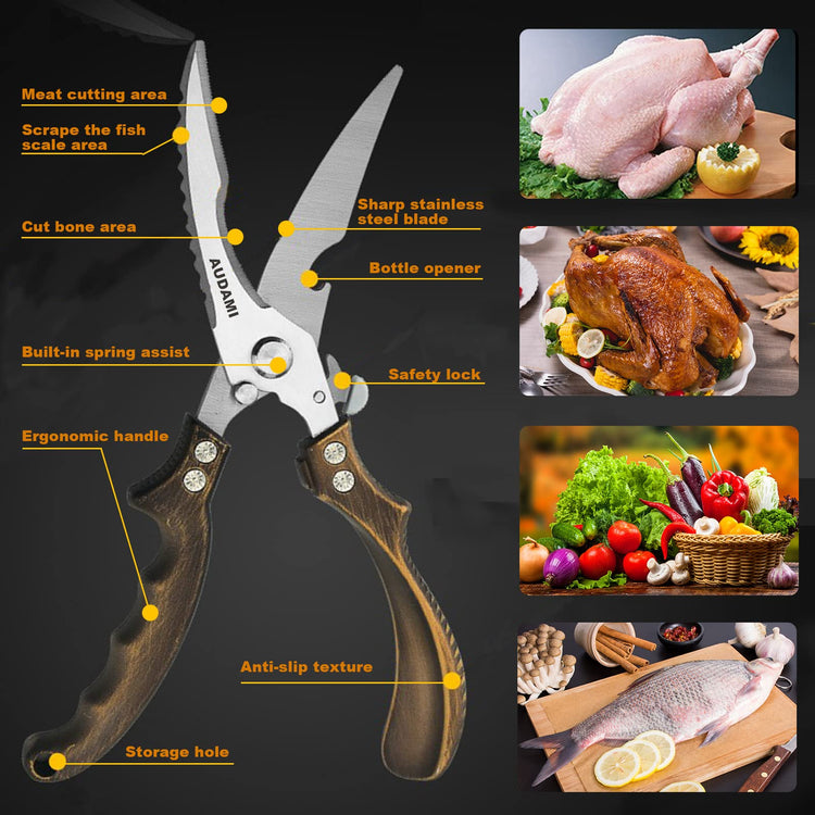 Premium Kitchen Shears 2 (2 Count)