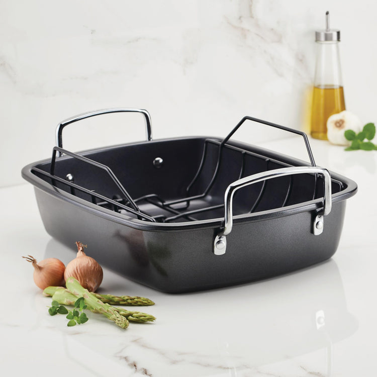 Ultra Lasting Nonstick Roasting Pan with Rack