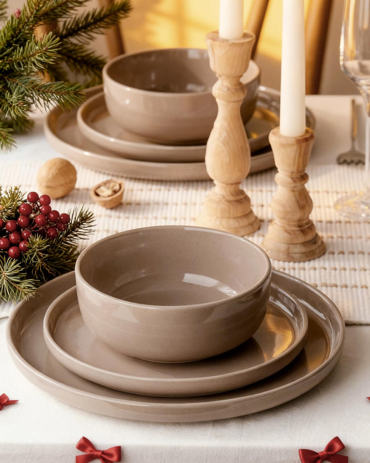 Milkyway 12 Piece Stoneware Dinnerware Set