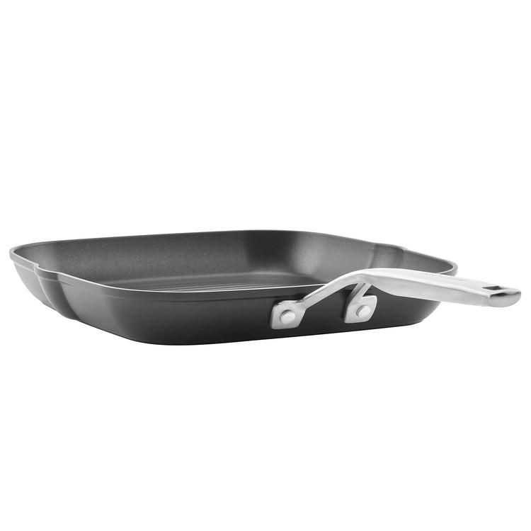 Hard Anodized Induction Nonstick Stovetop Grill Pan