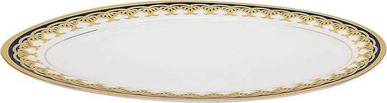 Lorren Home Trends 57-Piece Porcelain Dinnerware Set, Iris, Service for 8