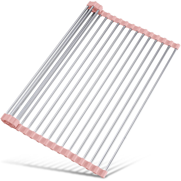 Roll Up Dish Drying Rack Over Sink