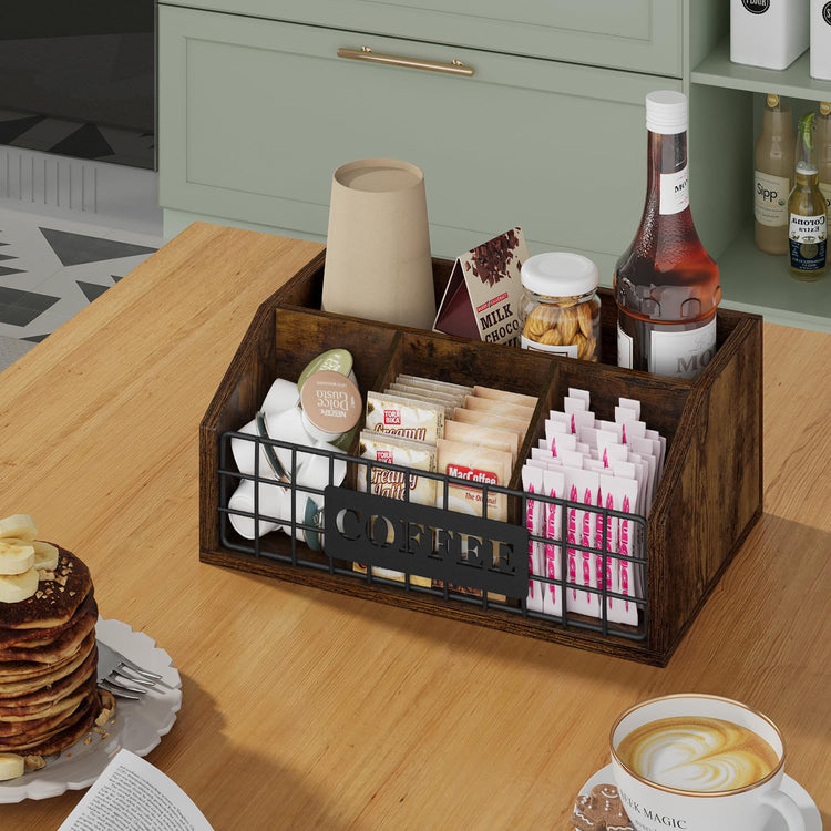 Coffee Station Organizer for Countertop