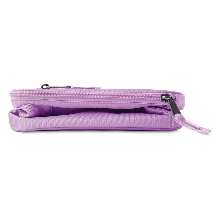 R) Freezable Classic Lunch Box, Lavender, Built with EcoFreeze(R) Technology, Fully Freezable, Collapsible, Reusable, With Zip Front Pocket and Buckle Handle, Designed for Fresh Lunch On the Go