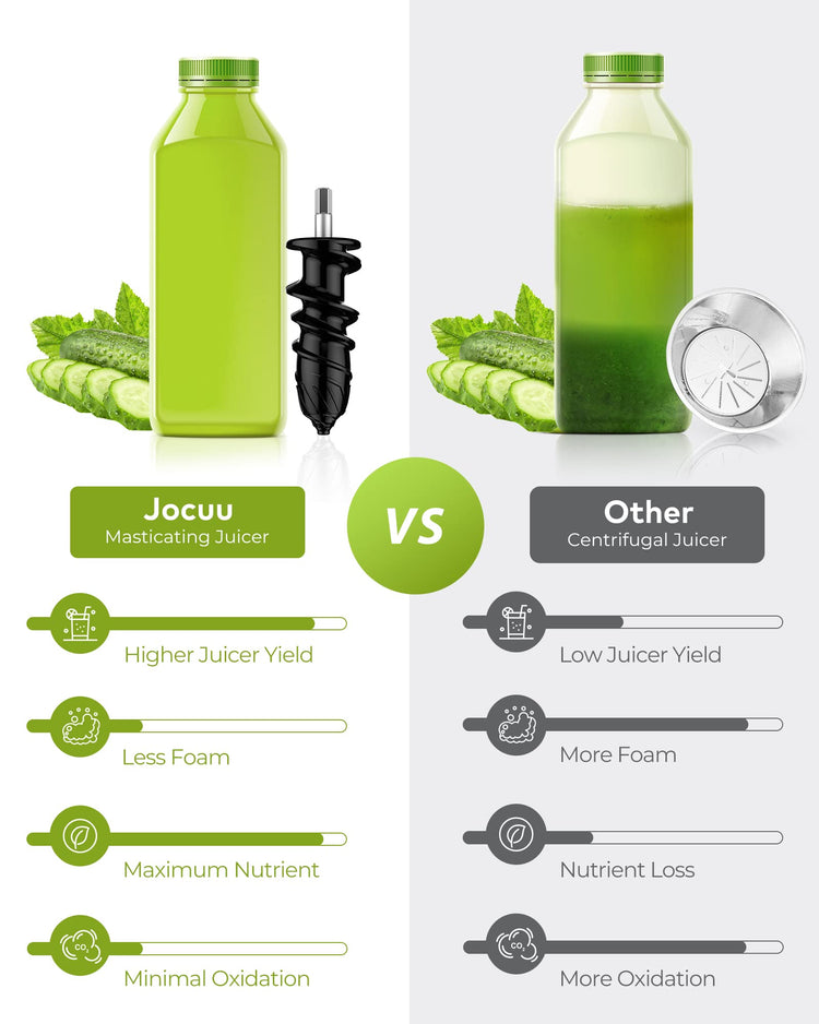 Slow Masticating Juicer with 2