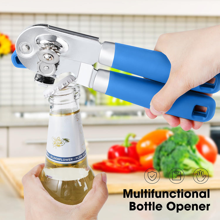Heavy Duty Hand Can Opener Manual with Magnet
