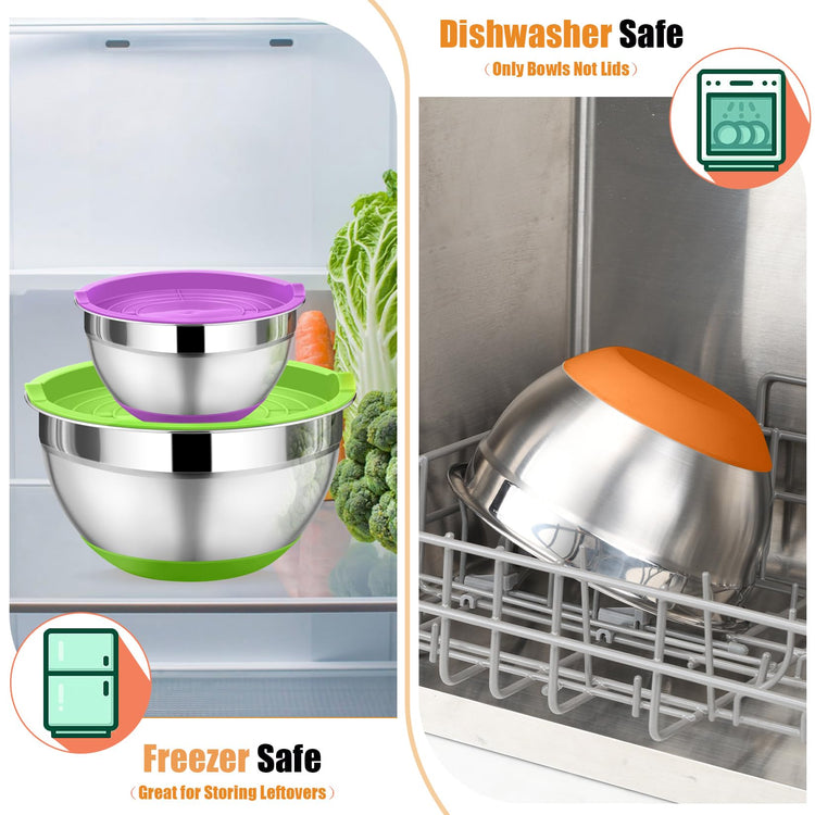Mixing Bowls with Lid Set