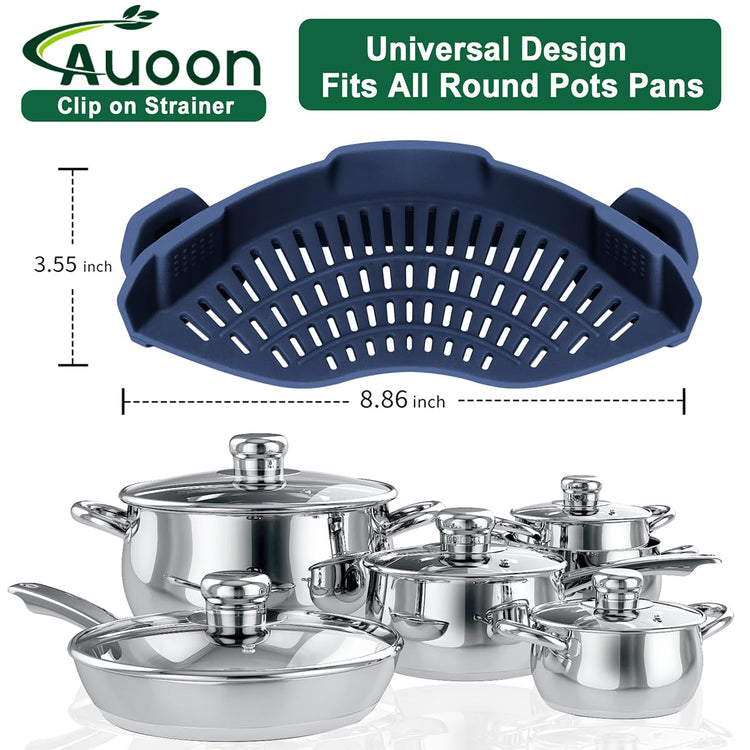 Clip On Pot Strainer Silicone