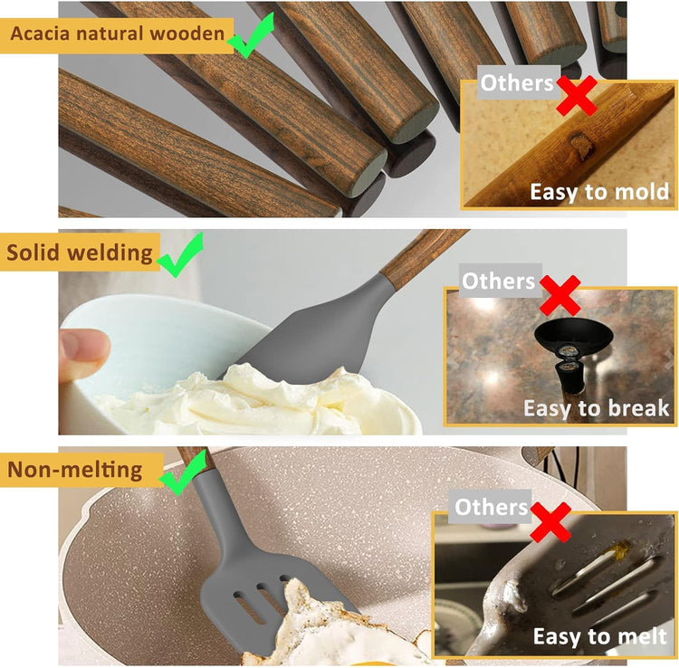 Silicone Cooking Utensil Set (8 Count)