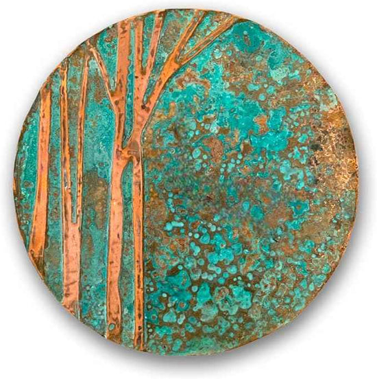 nooc art Handmade Copper Wall Art for Home, Living Room, Bedroom, Kitchen and Office Decor, Rustic Decorative Mural Art for Farmhouse Decor (Tree of Life, 17.7, Unframed)