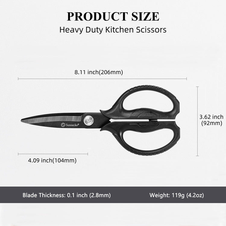 Kitchen Scissors All Purpose Heavy Duty Scissors Titanium Coated