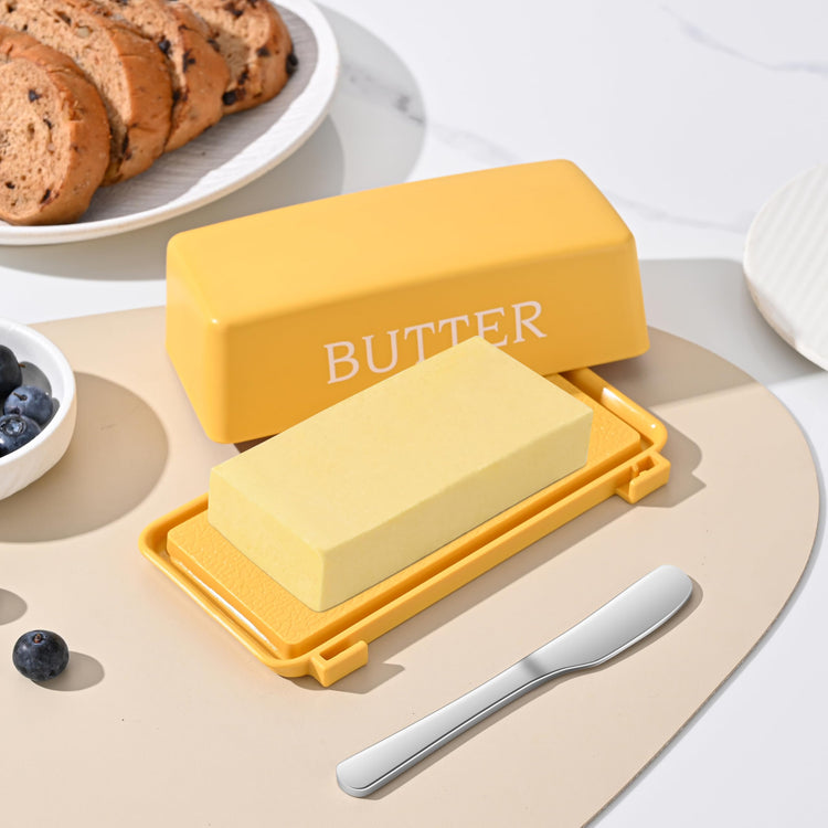 Butter Tray With Cover And Knife