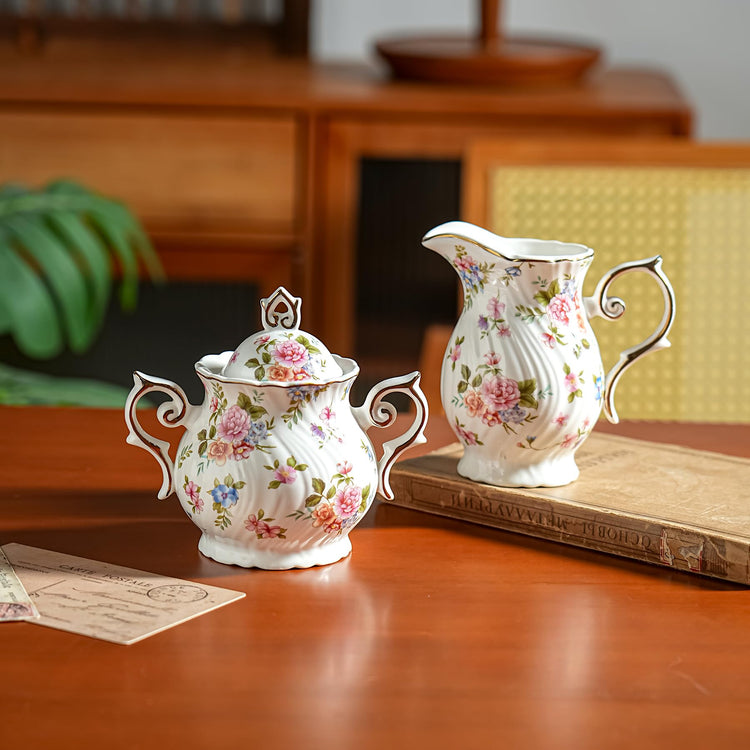 Sugar and Creamer Set Ceramic