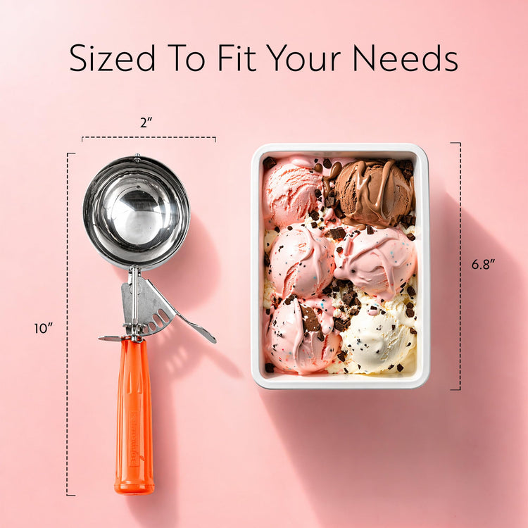 Met Lux 8 Ounce Portion Scoop 1 Durable Disher Scoop