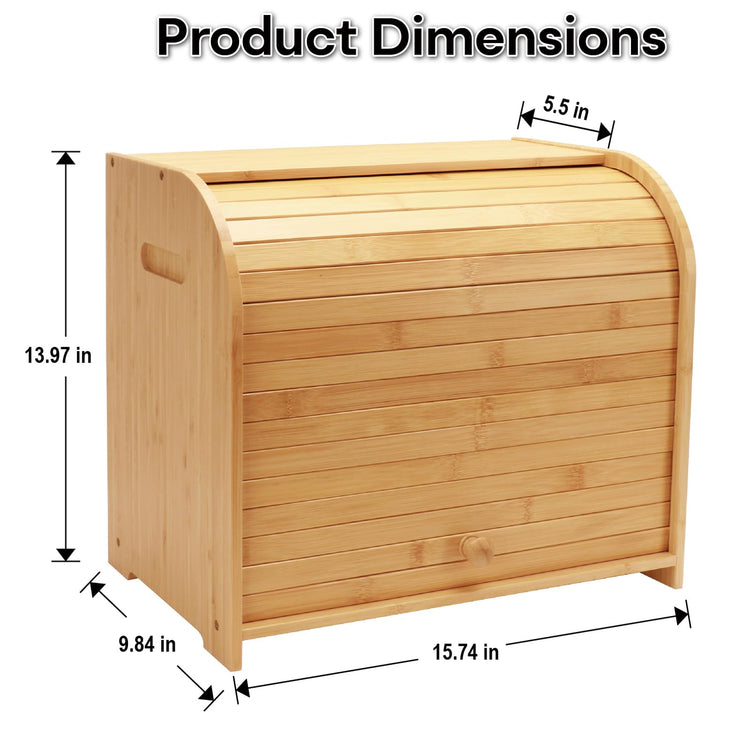 Bread Box for Kitchen Countertop