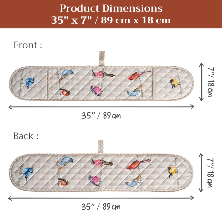 Double Oven Mitts 100% Cotton Double Oven Glove