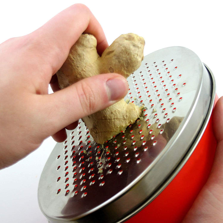 Cheese Grater Citrus Lemon Zester with Food Storage Container & Lid