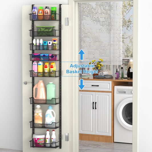 12.3" W Narrow Over the Door Pantry Organizer